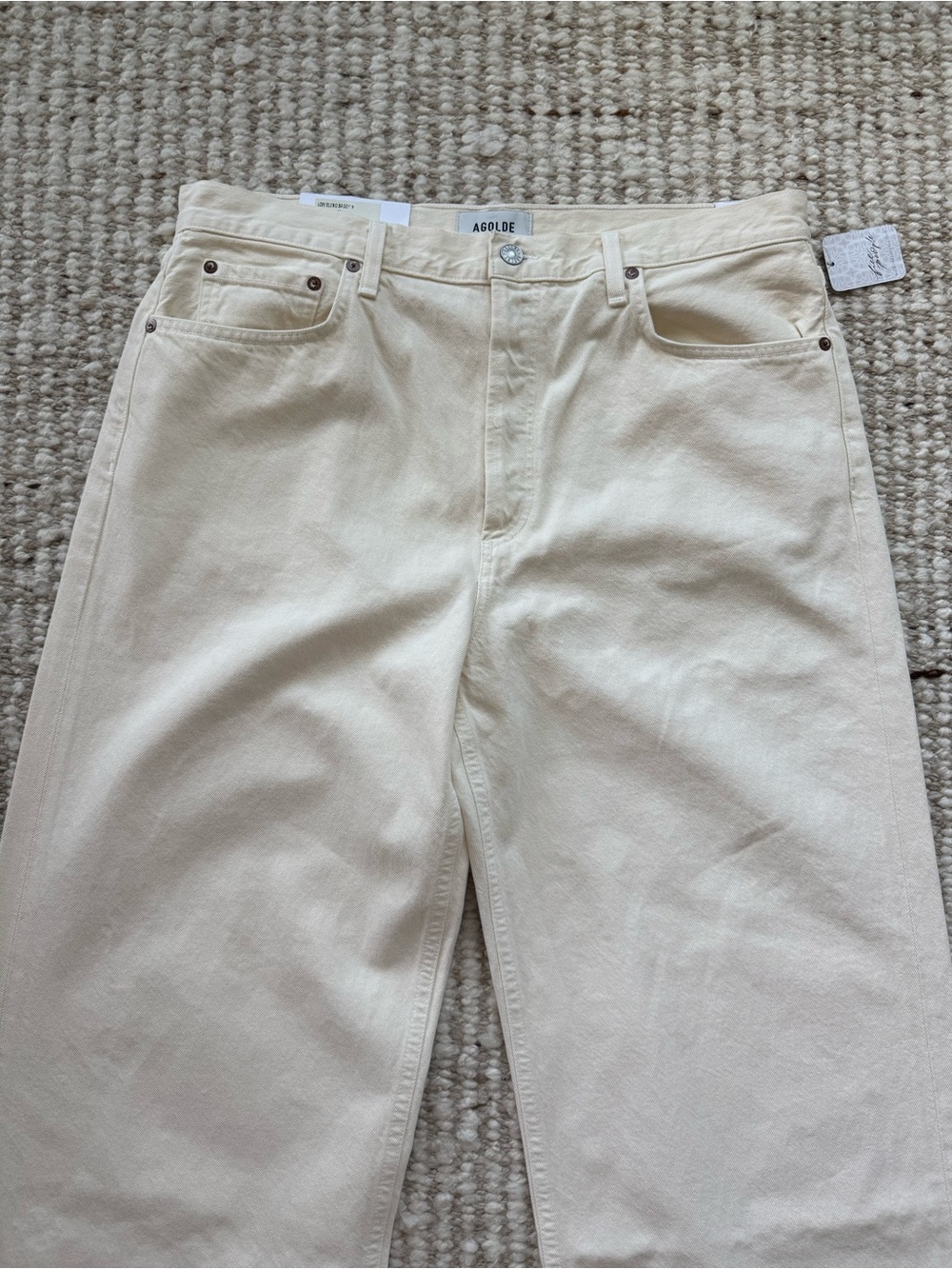AGOLDE Low Slung Baggy Jeans Size 31 Solar NWT - Picture 7 of 10